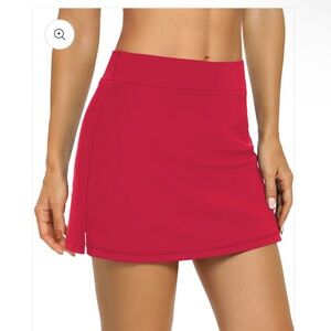 LouKeith Vibrant Red Skort size M